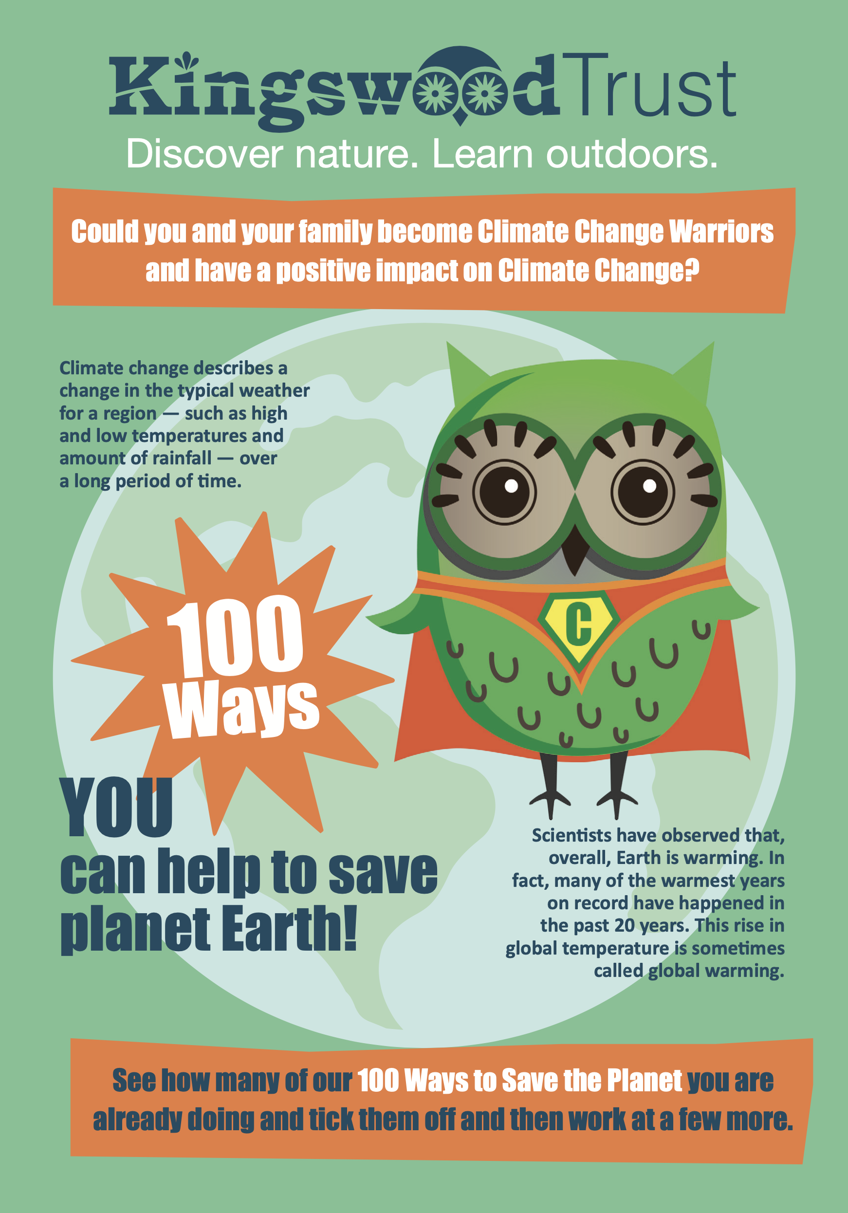 Climate Change Warrior Leaflet cover image