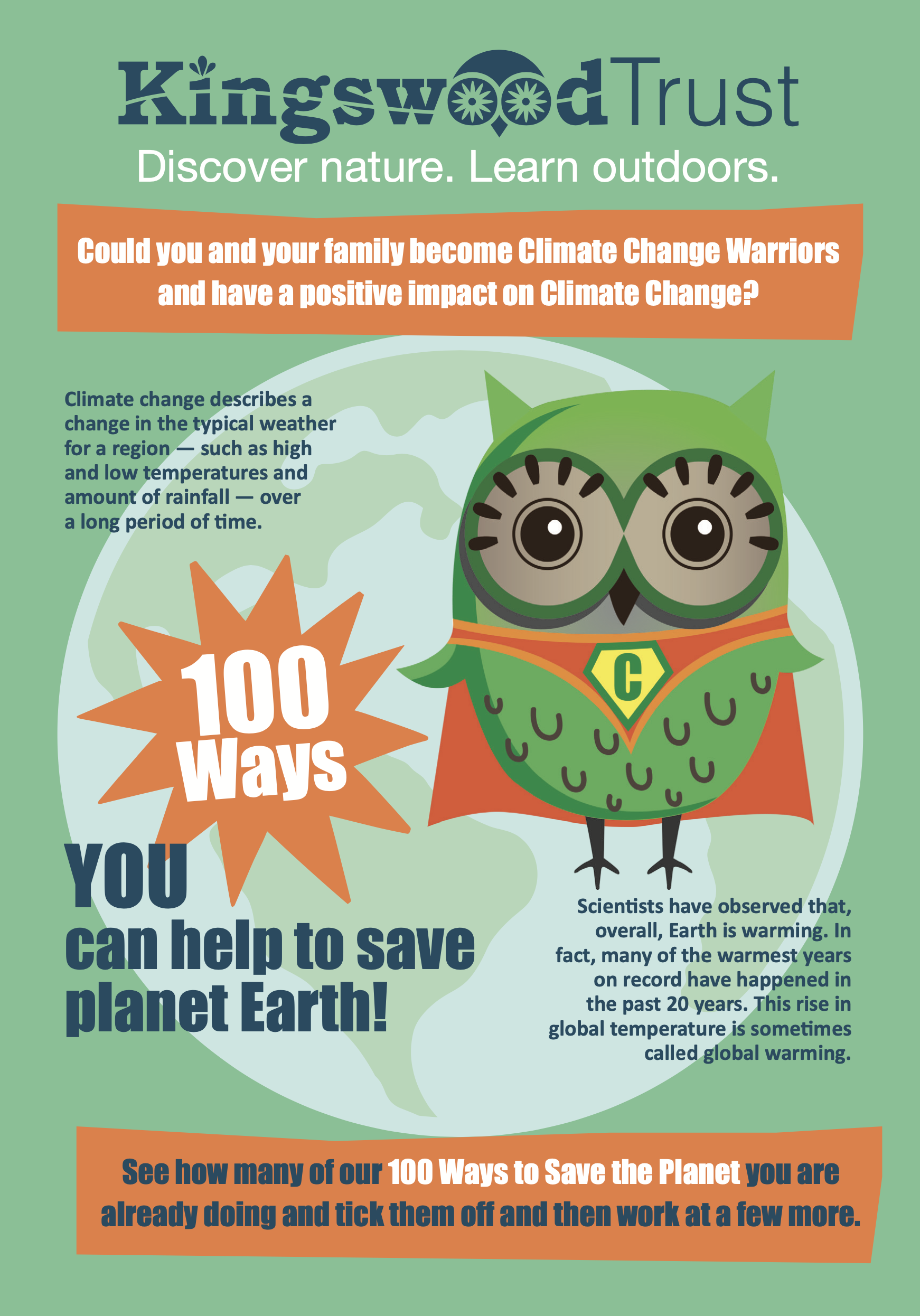 Climate Change Warrior Climate Change Warrior Leaflet cover image